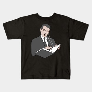 Deleuze Reading - Philosophy of Gilles Deleuze (Rhizom etc.) Kids T-Shirt